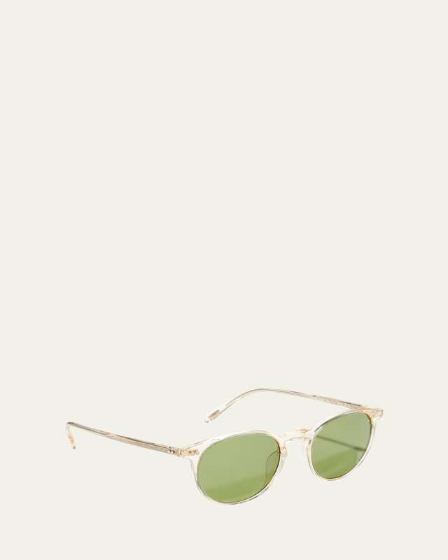 Riley Round Acetate Sunglasses